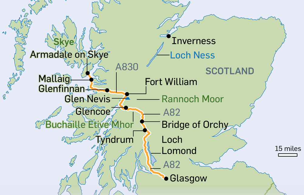 Great Drives: Glasgow to Skye via Lochs Lomond and Ness