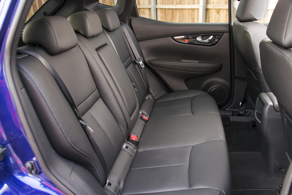 Nissan Qashqai rear seats