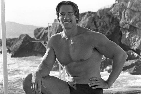 Arnold Schwarzenegger in 1977