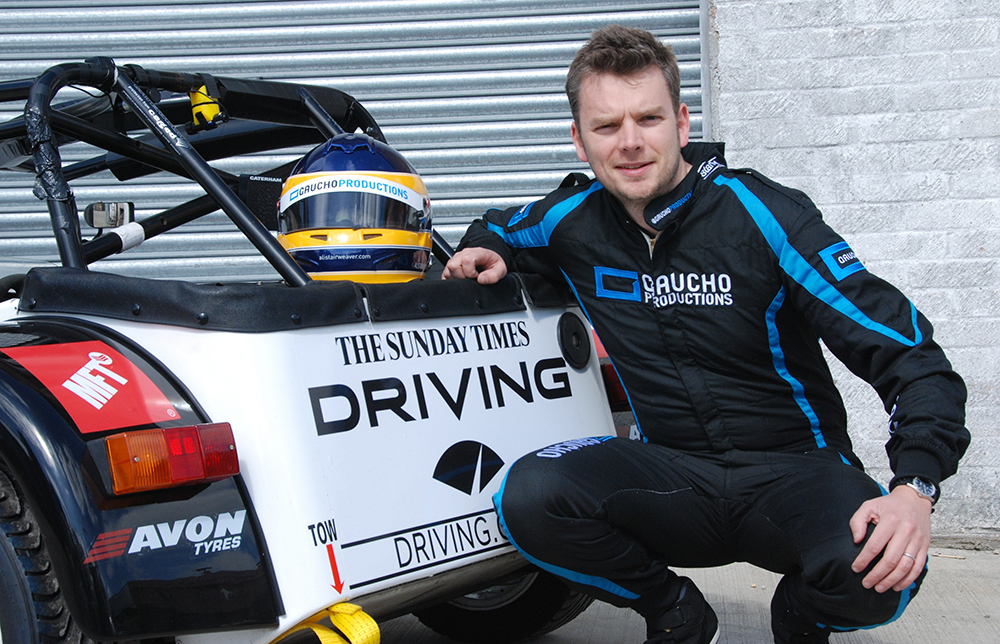 Alistair Weaver driving Caterham Tracksport