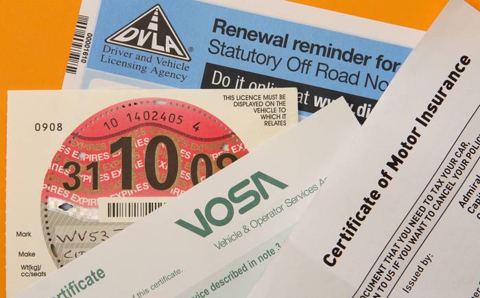 Road tax information