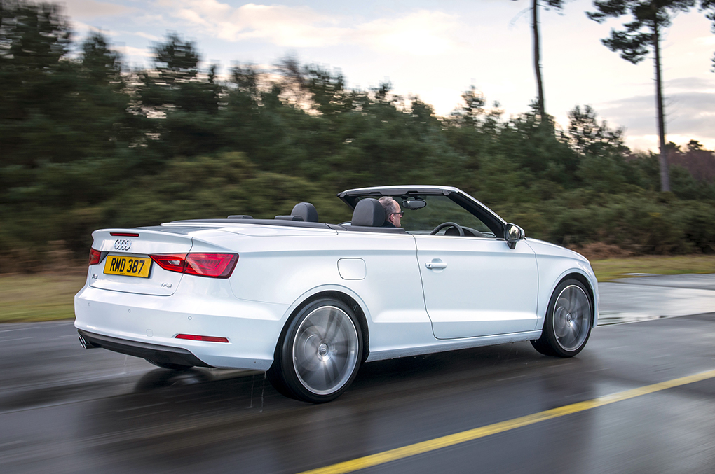 Audi A3 cabriolet 2014 rear roof down