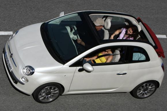 top eight convertible cars - Fiat 500C