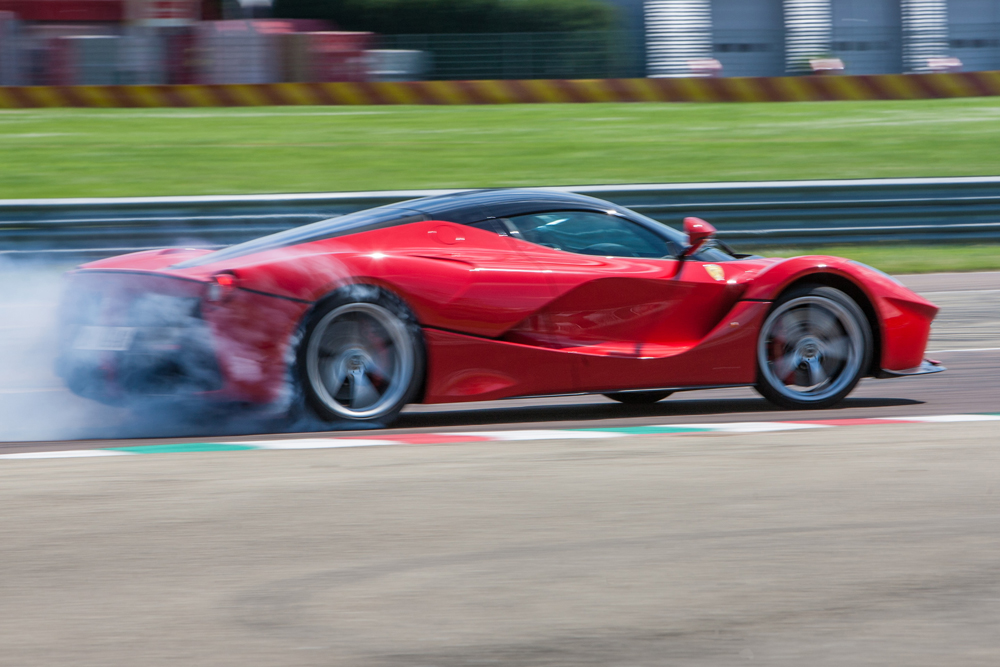 Sunday Times La Ferrari launch Italy.