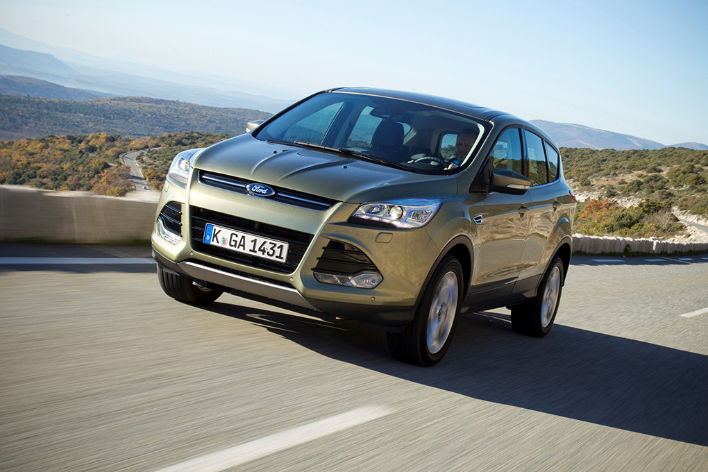 Ford Kuga MK2 2012-2019 5-Türer SUV Windabweiser 4 Stck. Randvisiere getönt