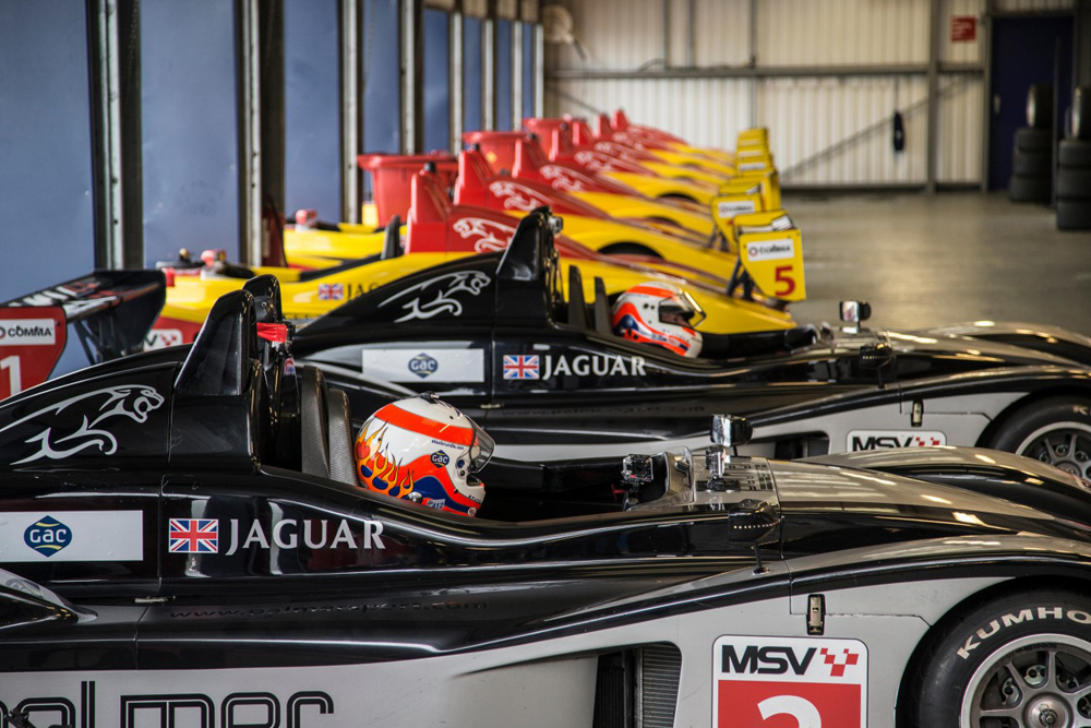 Martin and Alex Brundle drive Palmersport Jaguar - Sunday Times Driving