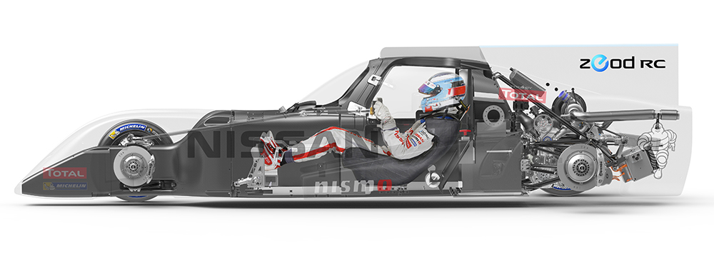 Nissan Zeod RC Le Mans 24 Hours 2014 - cutaway