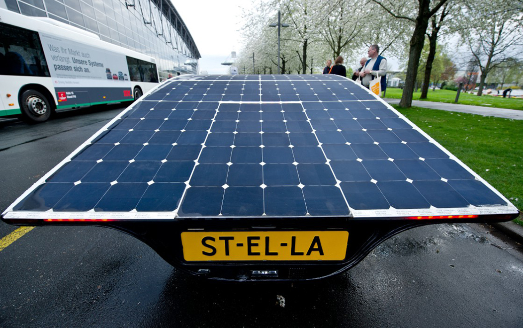 Stella solar powered car