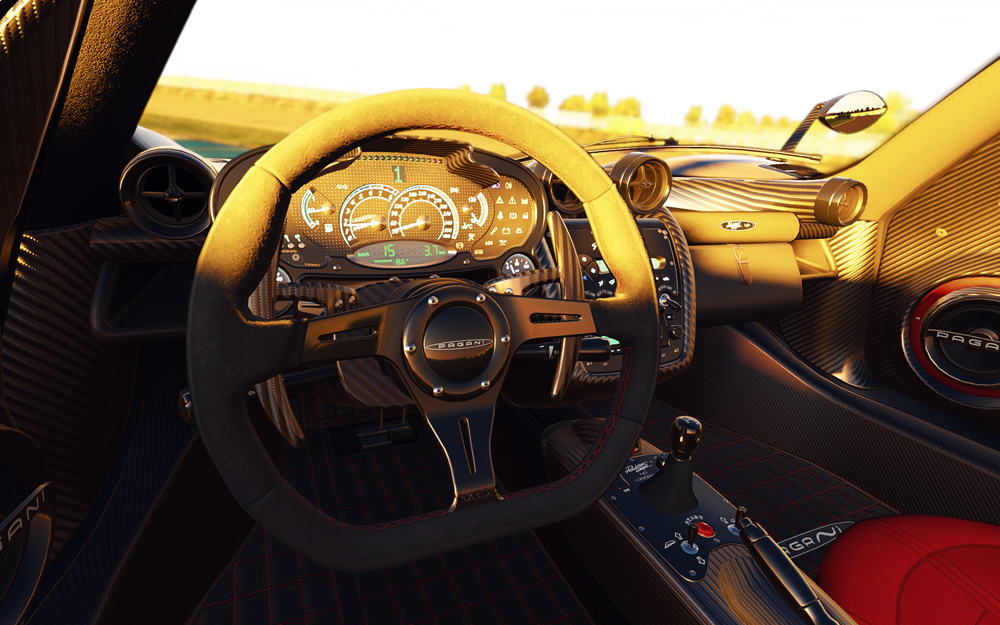 Project Cars Pagani interior screenshot