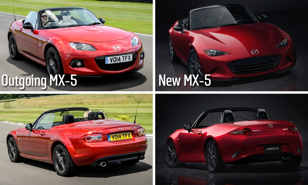 Mk3 and Mk4 Mazda MX-5 compared