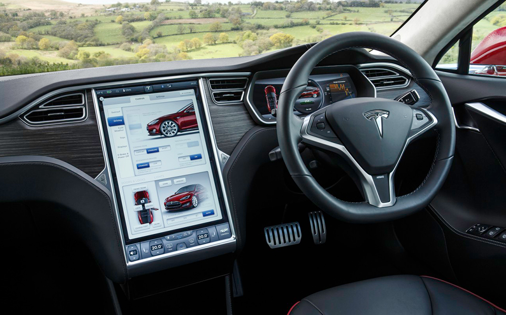 Tesla Model S interior