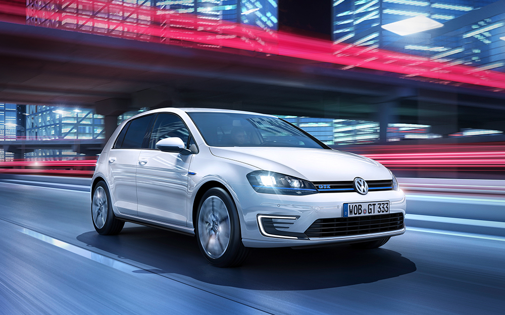 New VW Golf GTE: hybrid hatch breaks cover