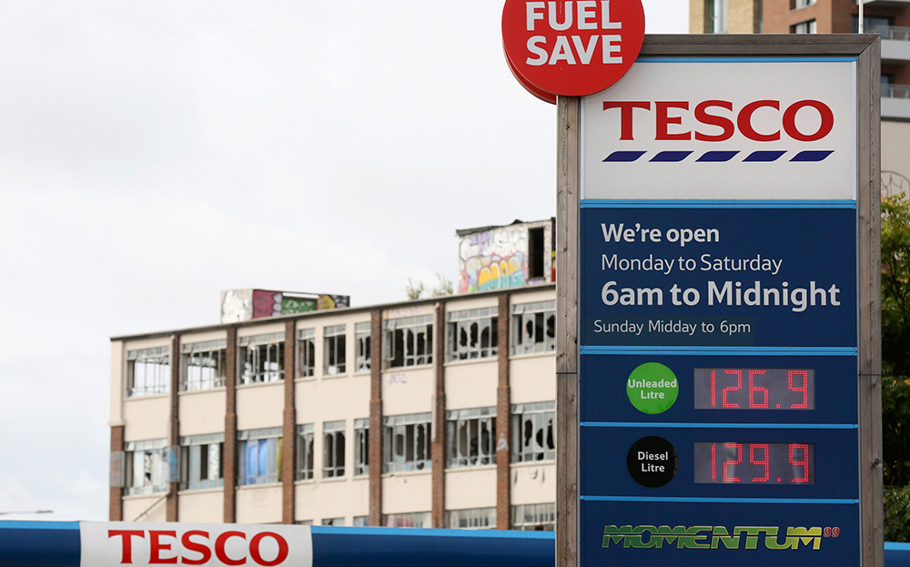 Tesco digs up fuel station to find source of contaminated diesel