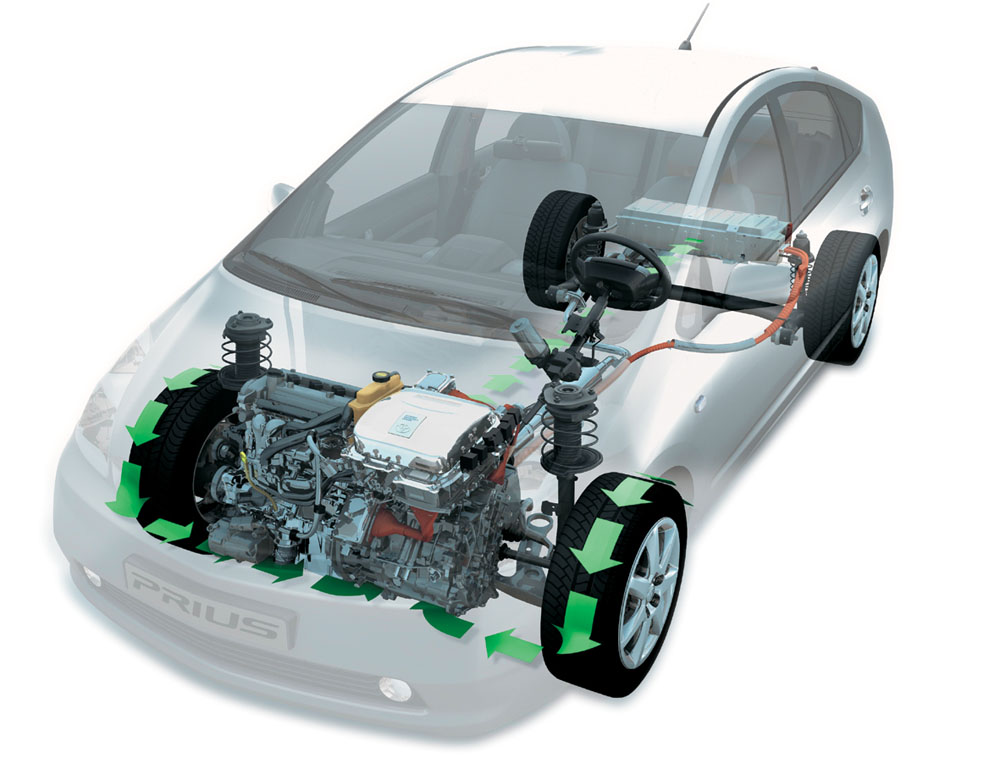 Toyota prius electric on sale motor