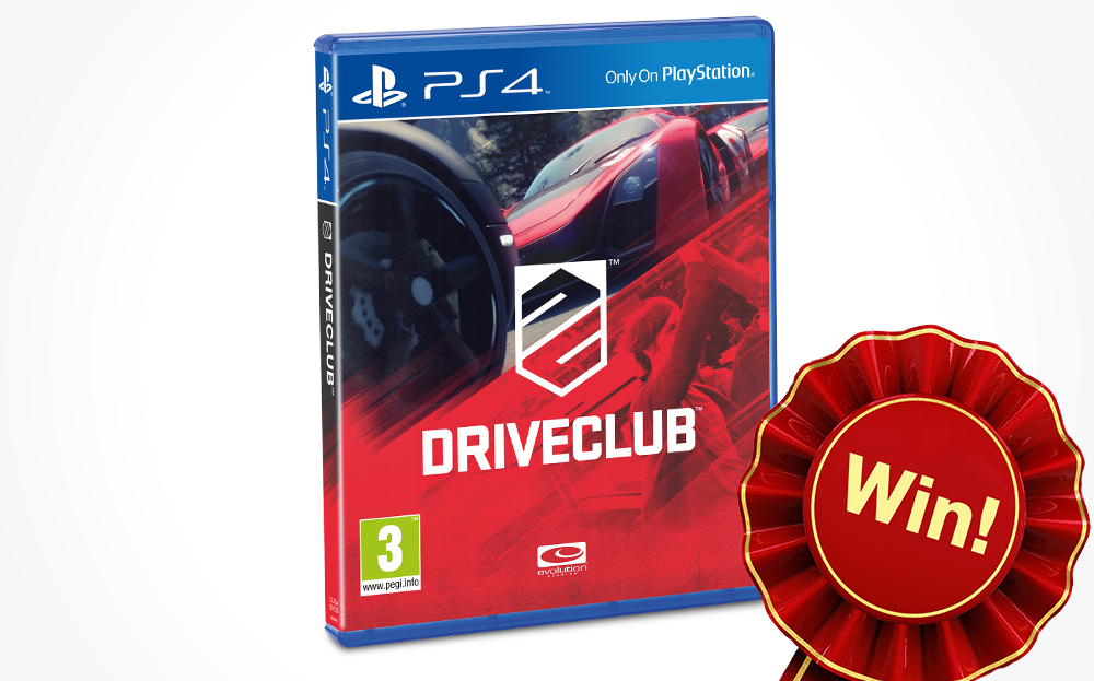 DriveClub racing video game competition - win copies of the game for PlayStation 4 