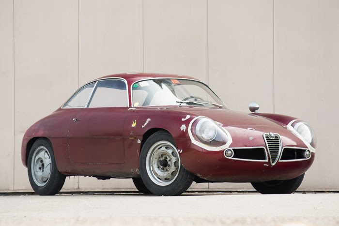 1960 Alfa Romeo Giulietta SZ up for auction