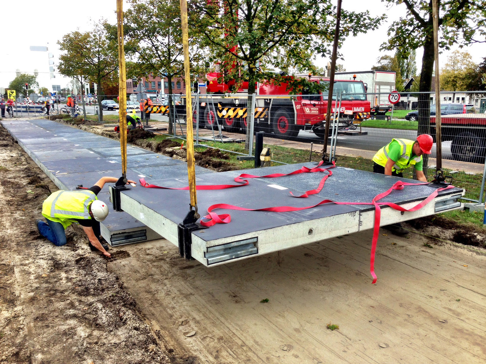 Solar road being installed in Holland