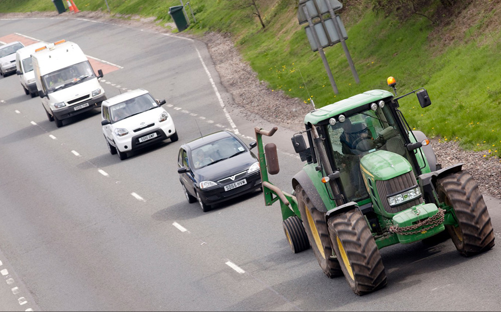 Tractor speed limit