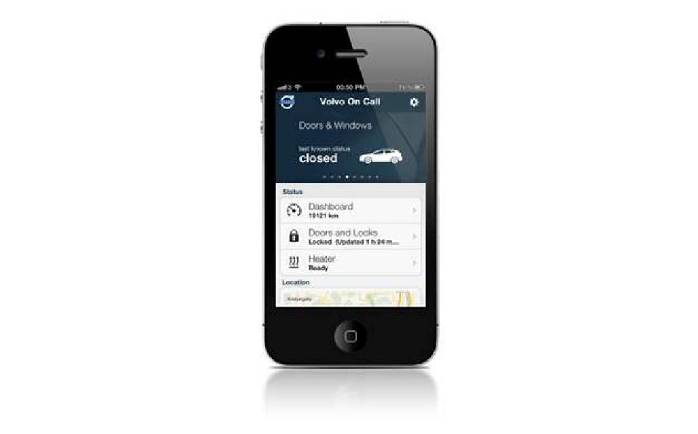Volvo On Call smartphone app