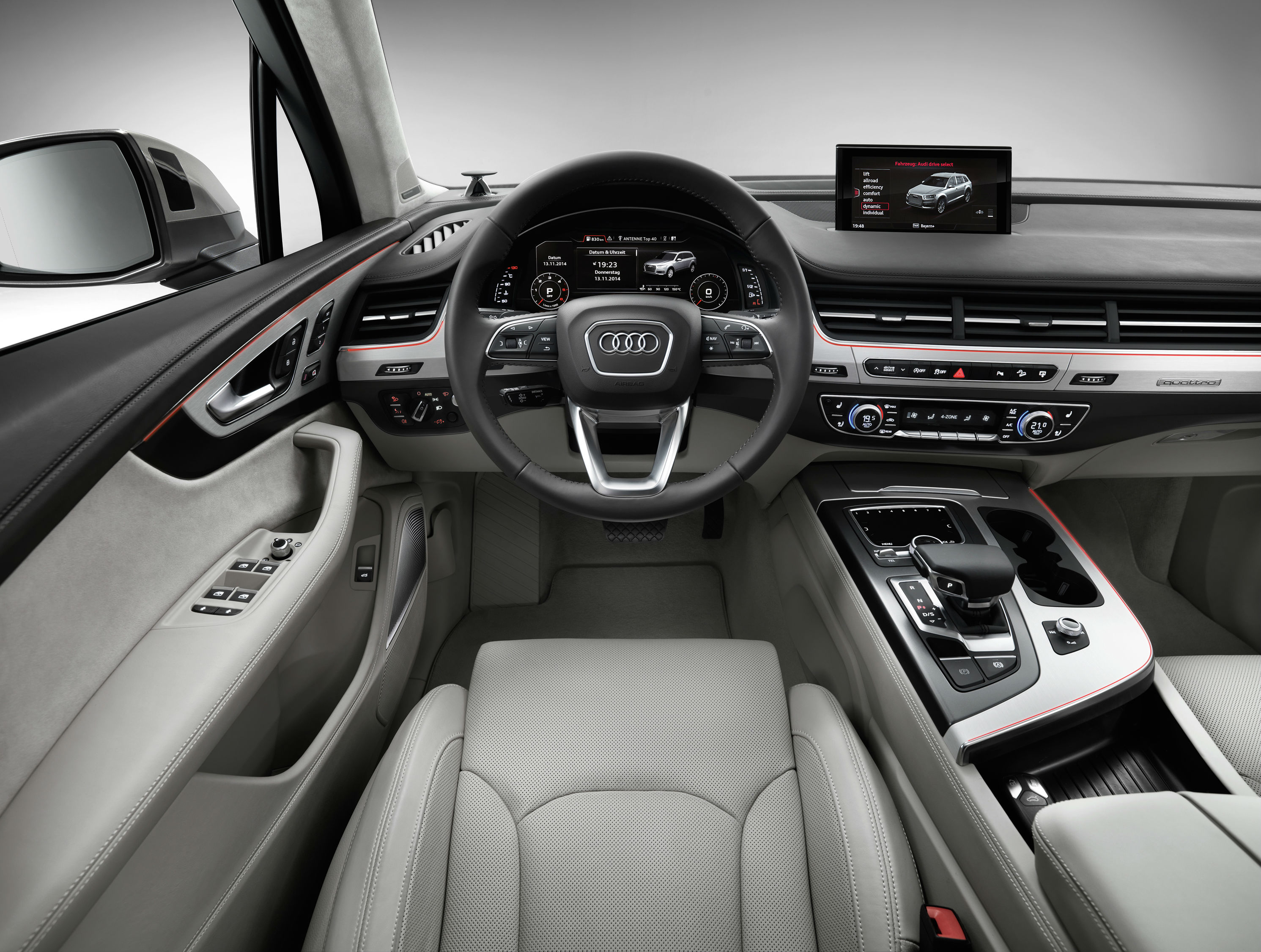 Audi Q7 2015 interior dashboard