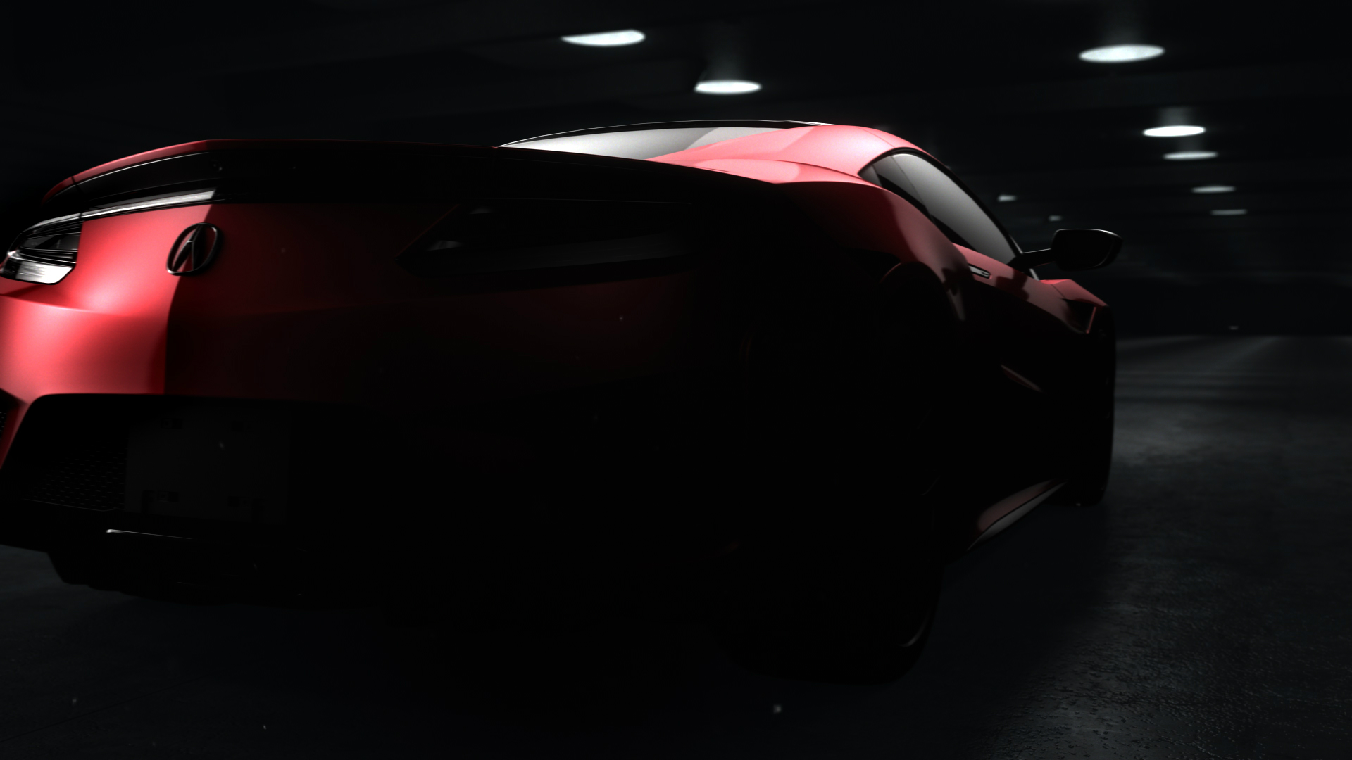 Honda NSX 2015 rear view