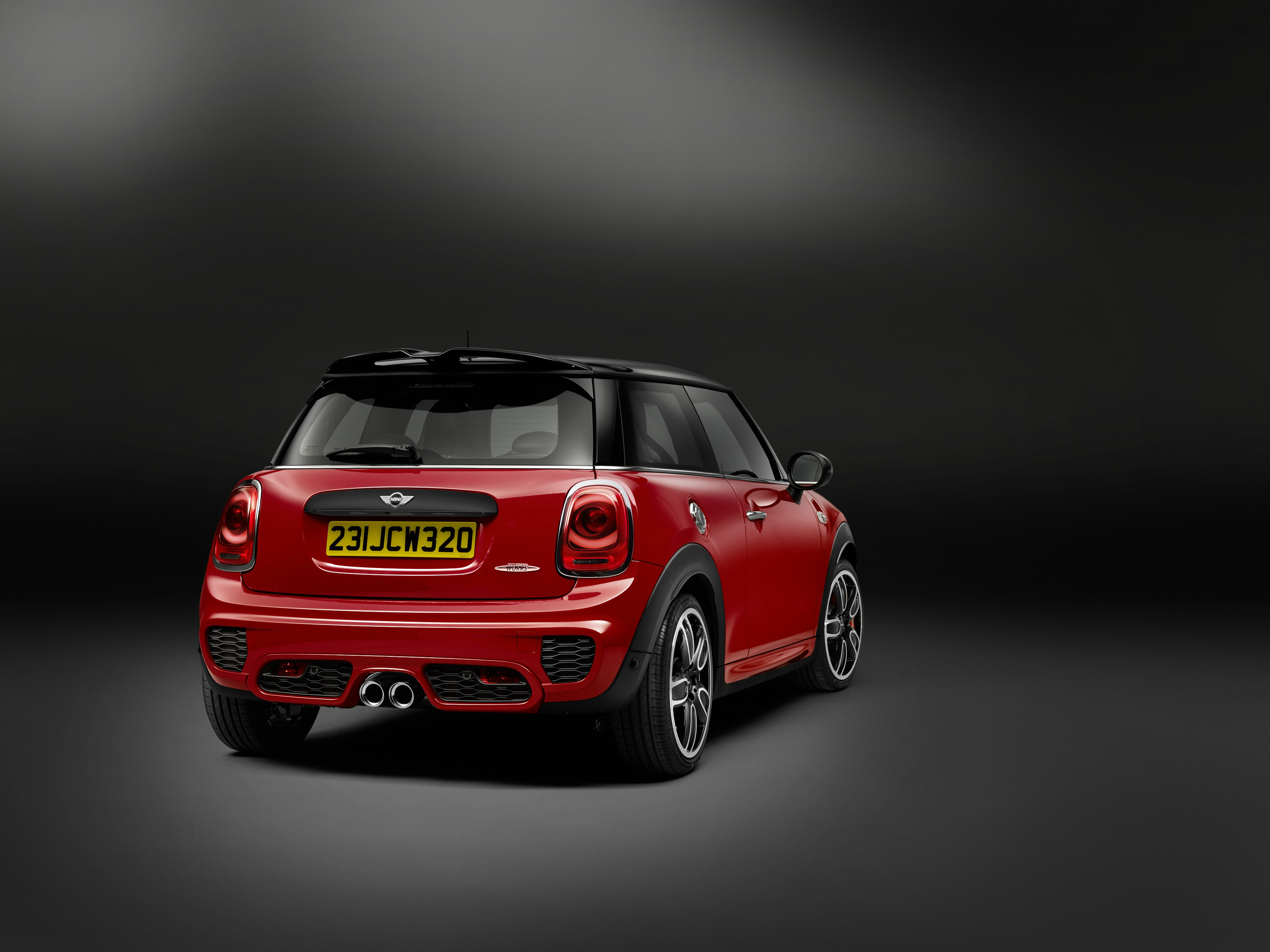 Mini JCW rear view