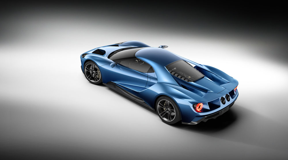 The all-new, carbon-fiber Ford GT supercar