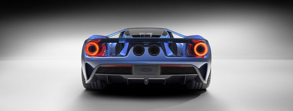 The all-new, carbon-fiber Ford GT supercar