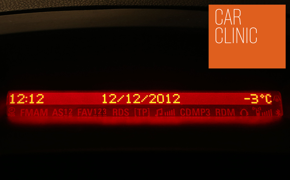 Car clinic: digital clock