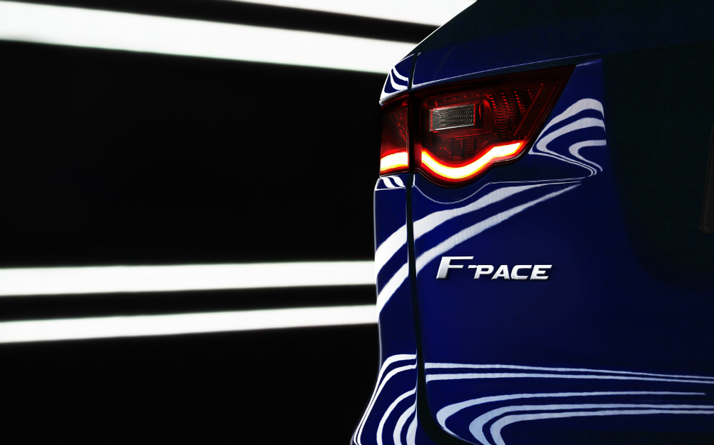 Jaguar F-PACE badge