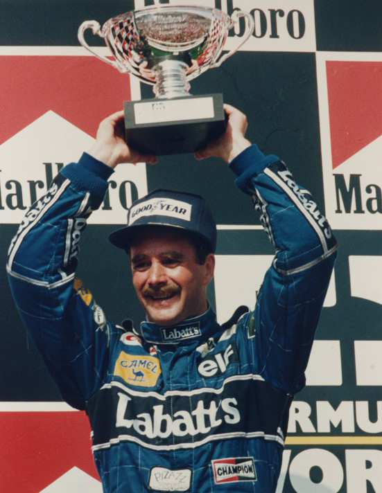 Adrian Newey designed the Williams car that won Nigel Mansell his first championship