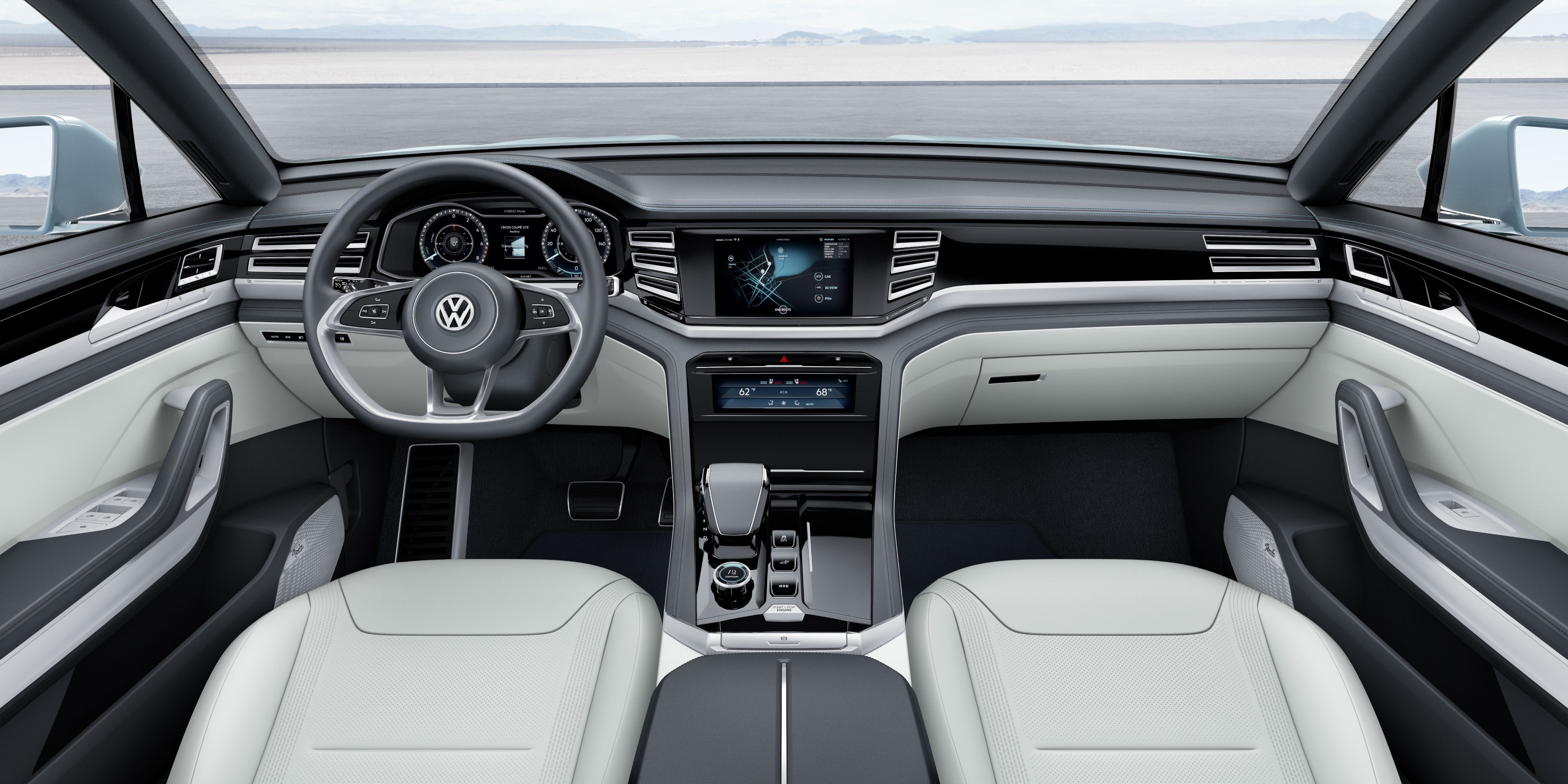 VW Cross Coupe GTE interior