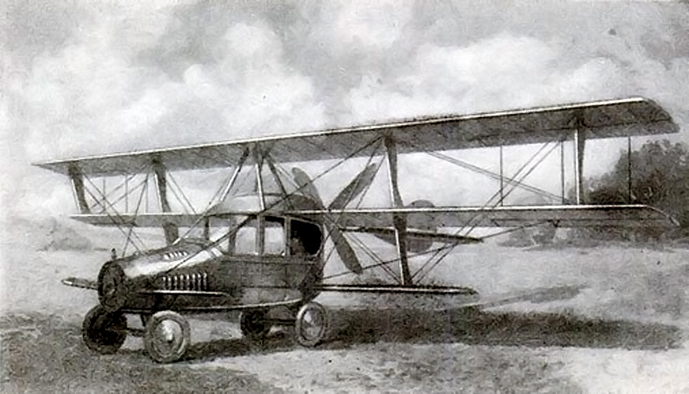 Curtiss Autoplane. The world's first attempt at creating a flying