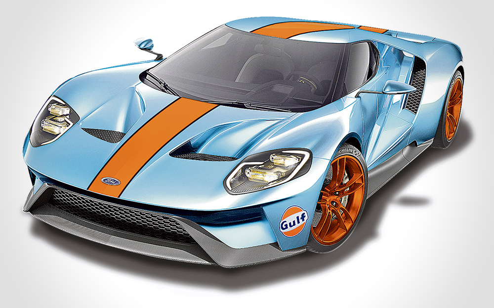 2016 Ford GT unveiled at detroit motor show
