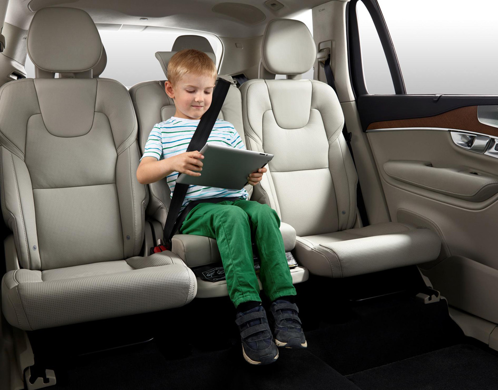 2015 Volvo XC90 rear child booster seat