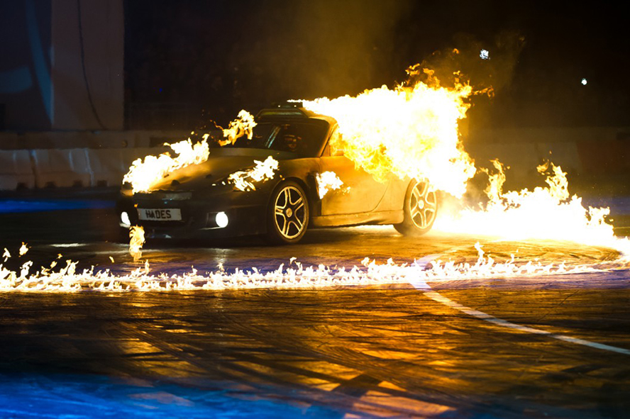 Top Gear Live: Flaming Porsches 