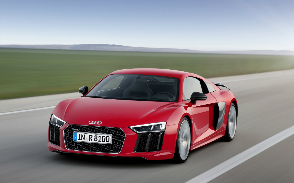 Audi R8 V10 Plus front view