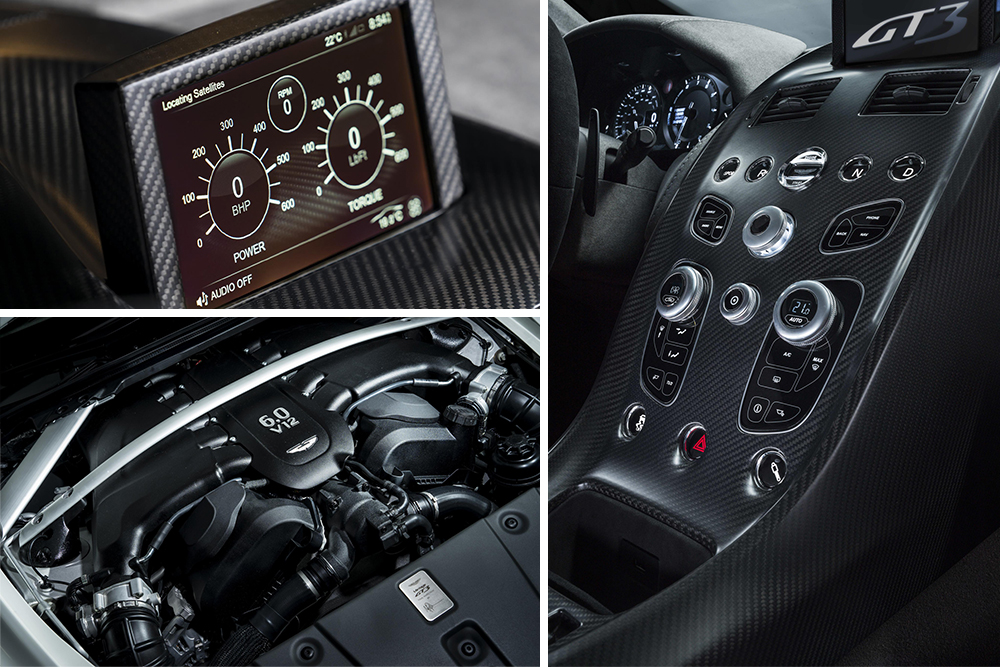  Aston V12 Vantage GT3 interior