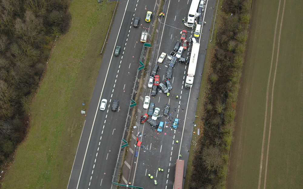 Pile-up on M40