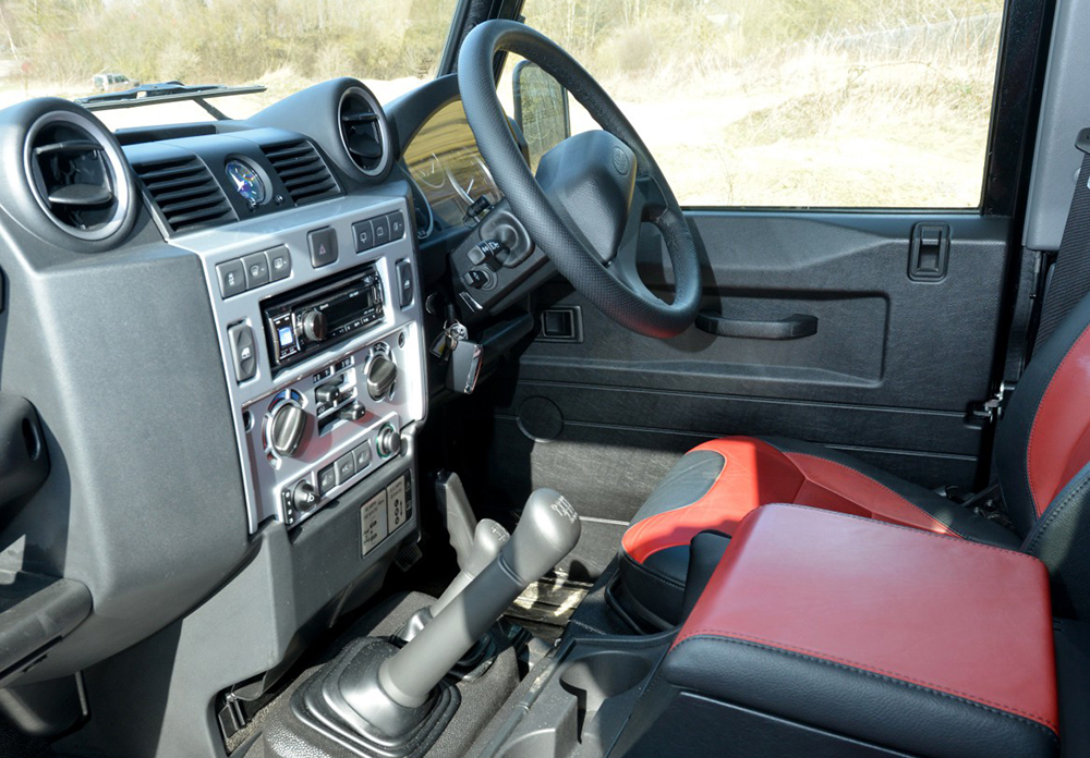 Land Rover Defender 4x4 interior