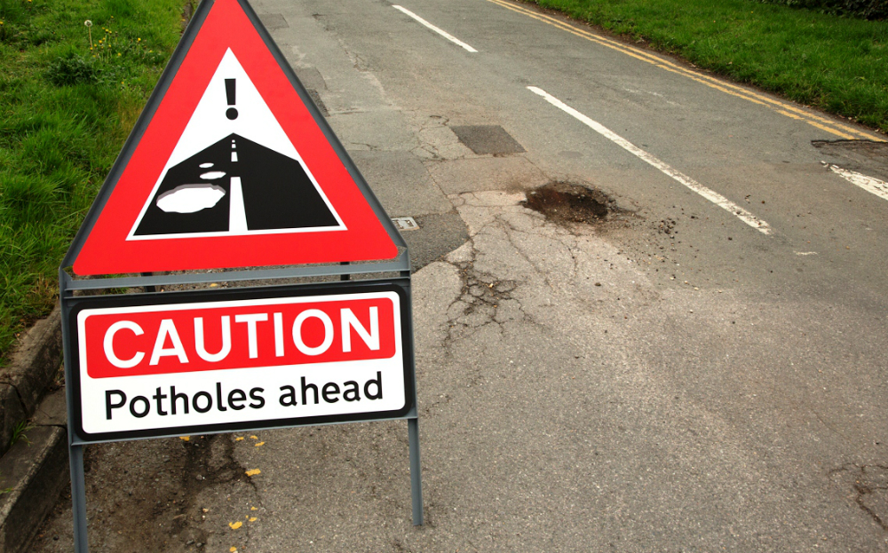 Potholes are here to stay
