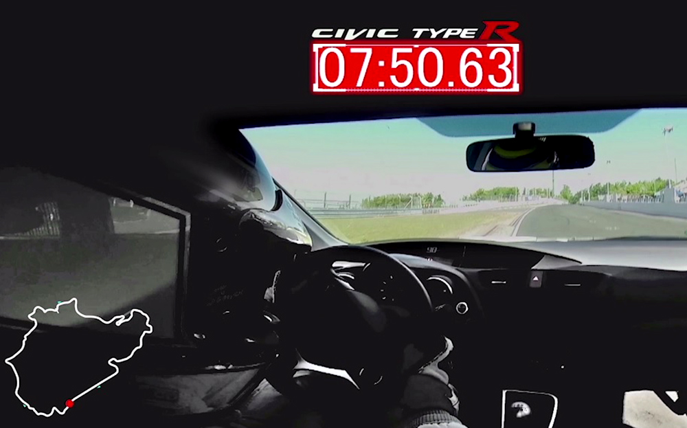 2015 hONDA cIVIC tYPE-r nUBURGRING LAP RECORD