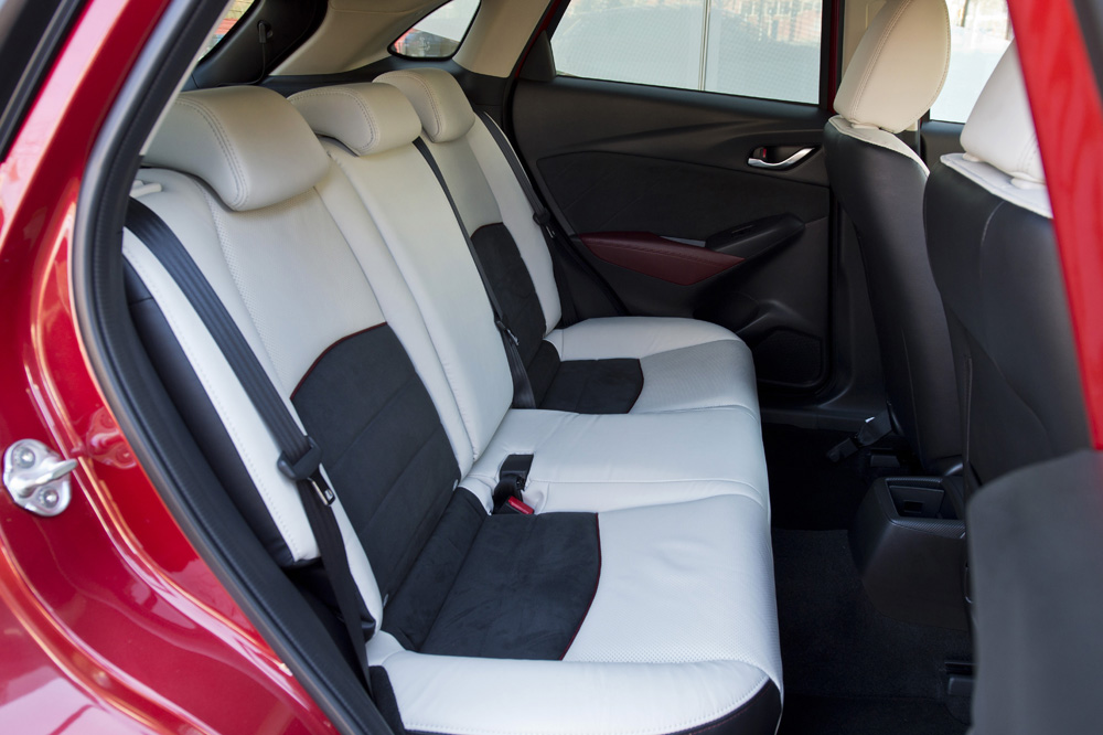 Mazda CX-3 rear seats interior