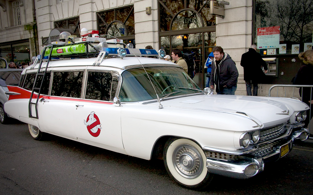 Five cars for the new Ghostbusters movie, directed by Paul Feig with an all-female lead cast