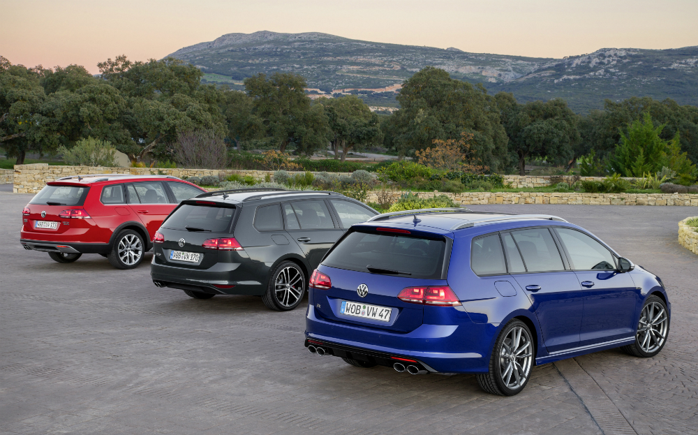 Volkswagen Golf estate now in R, GTD and Alltrak versions