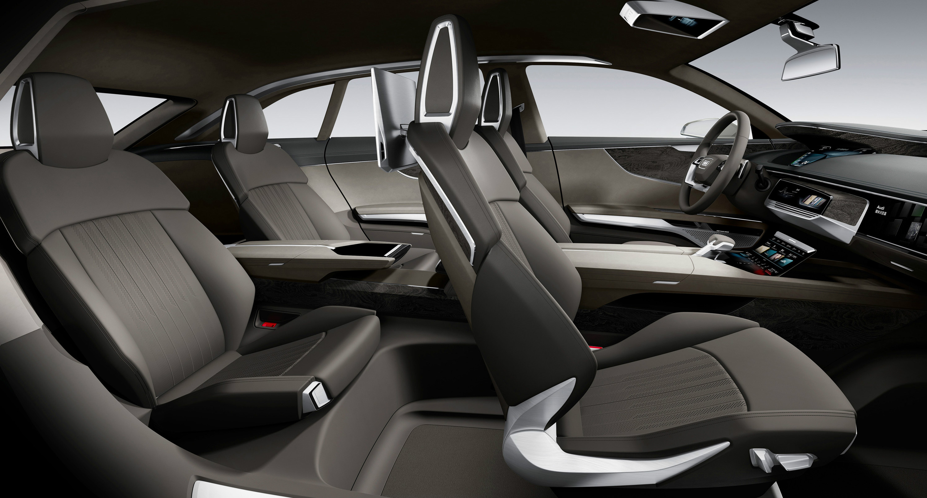 Audi Prologue allroad concept car rear seats
