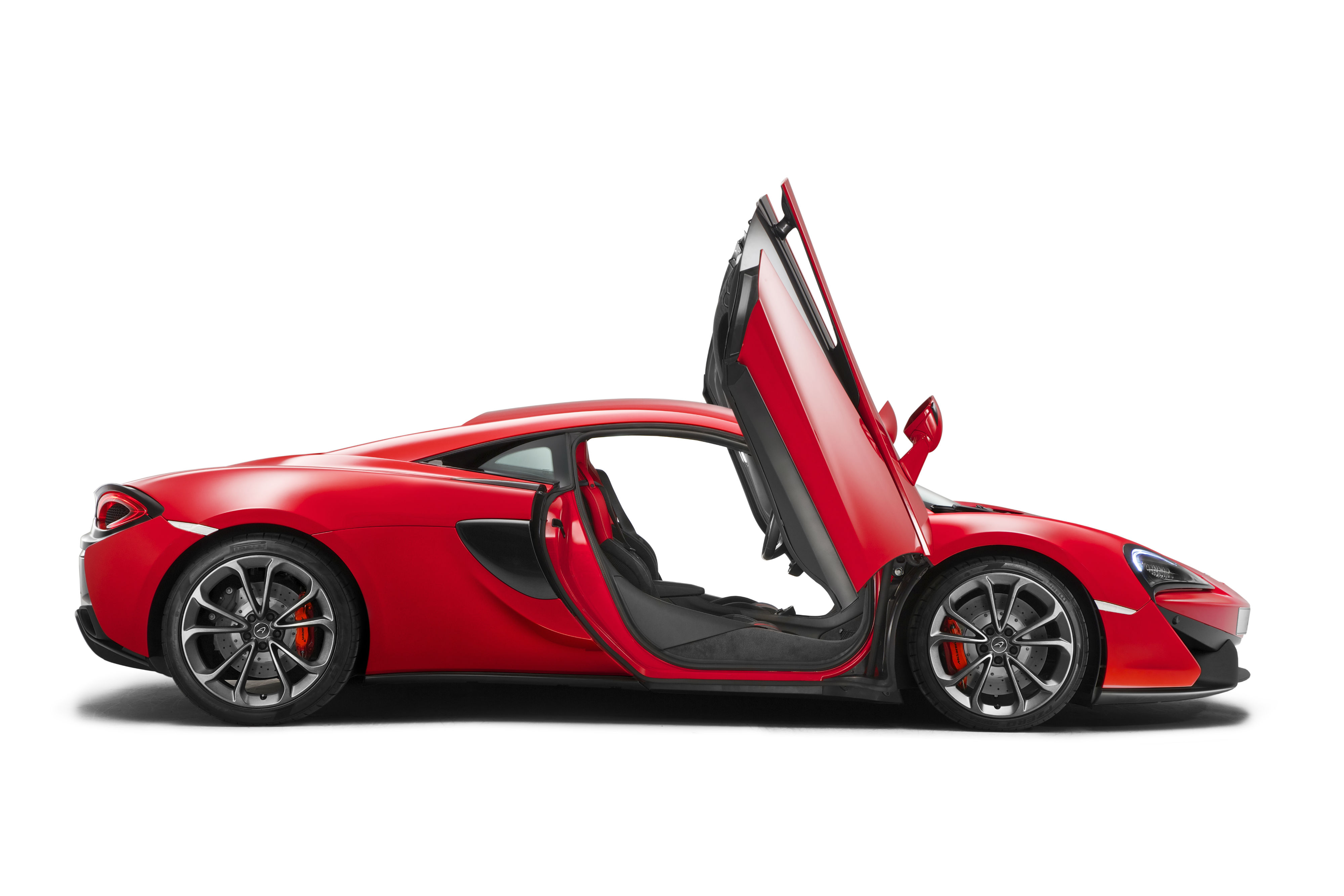 McLaren 540C coupe profile view