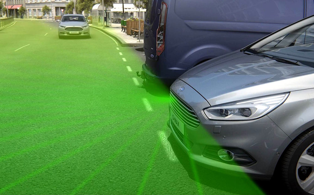 2015 Ford S-Max front 180-degree camera