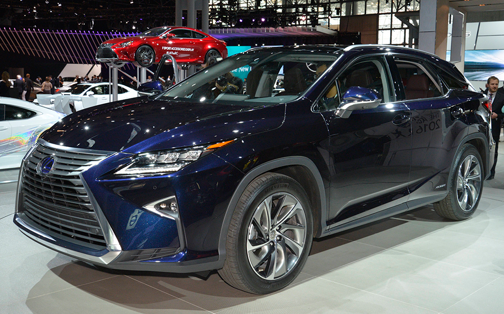 2016 Lexus RX unveiled at the New York auto show