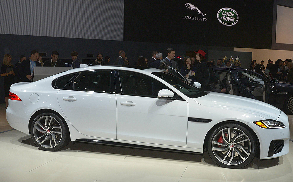 Jaguar XF unveiled at the New York International Auto Show